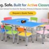 Modern, durable, and flexible classroom furniture ideas that make learning more engaging for students.